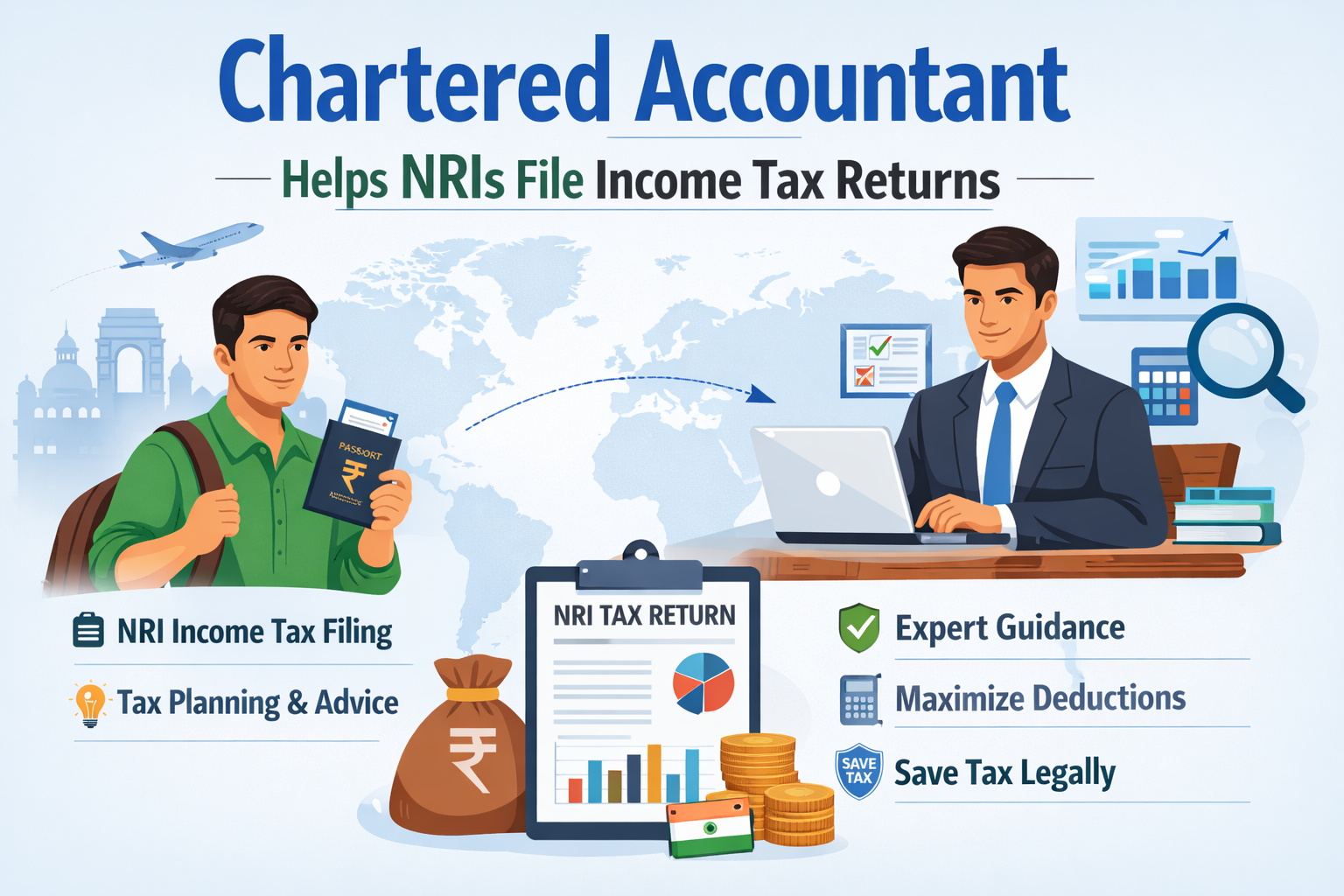 Chartered Accountant Helps NRIs File Income Tax Returns Seamlessly