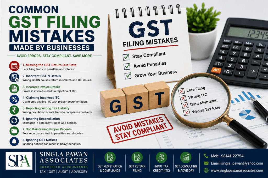 Common GST Filing Mistakes