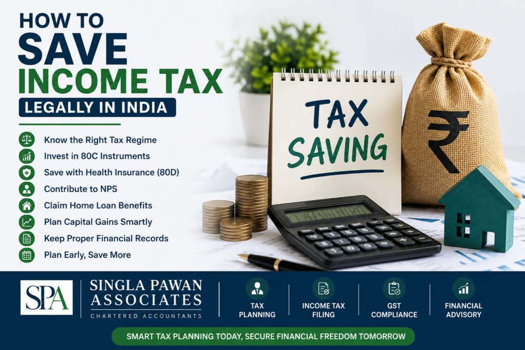 How to Save Income Tax Legally in India:  Guide for Salaried and Business Taxpayers